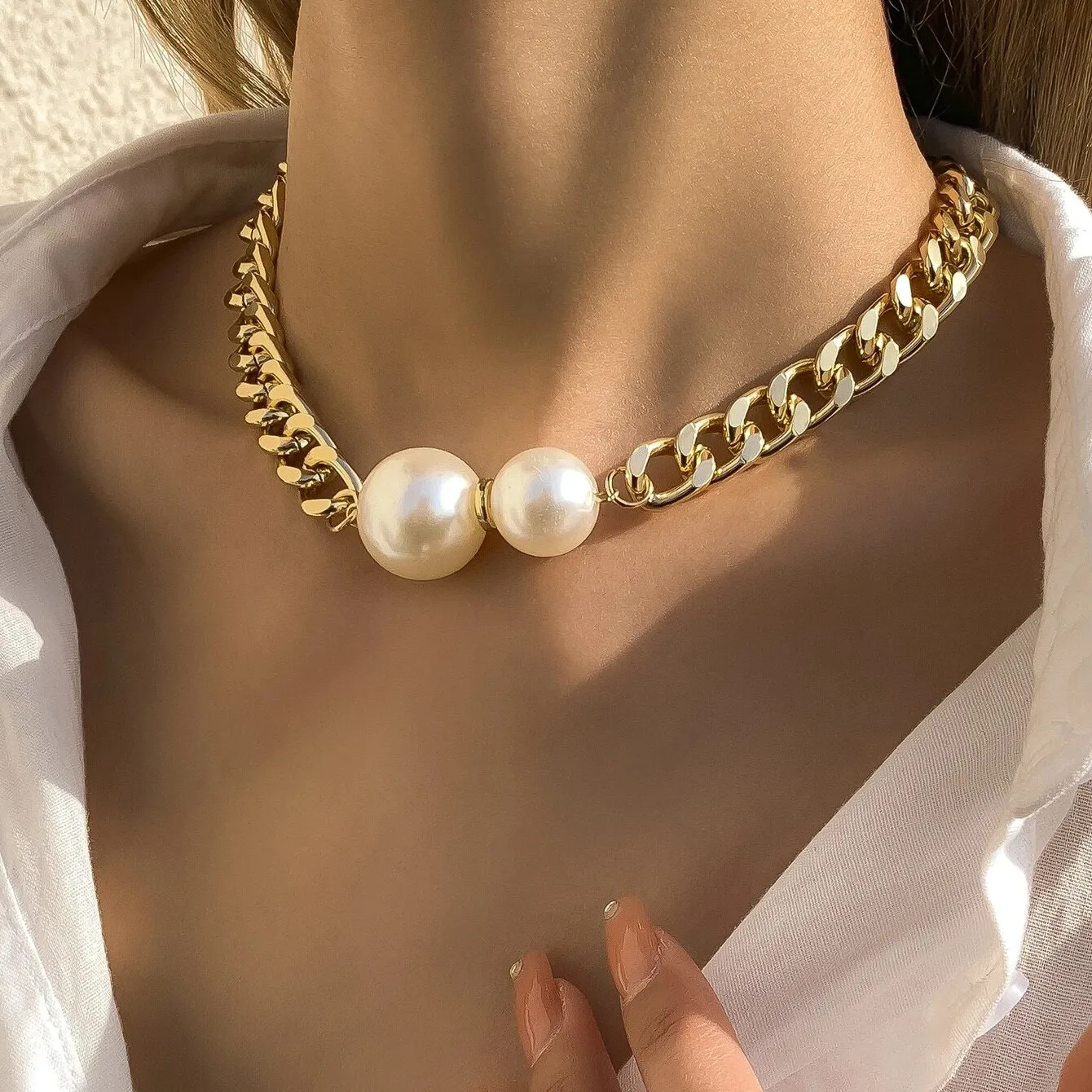 Pearl Chain Necklaces