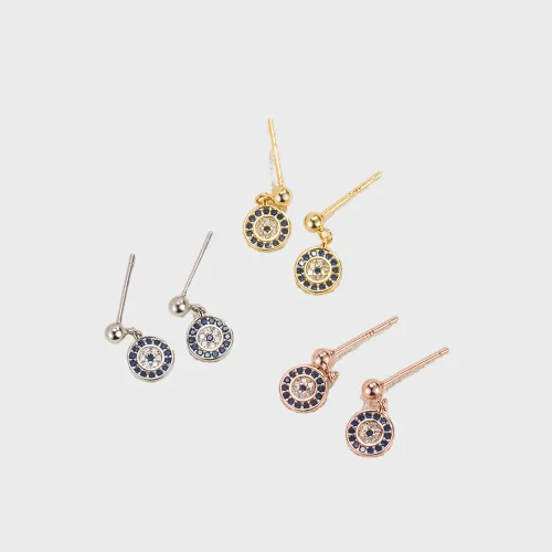 925 Sterling Silver Drop Earrings