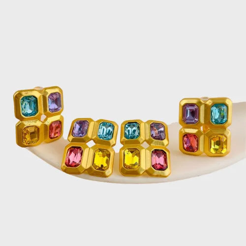 Crystal Stud Earrings