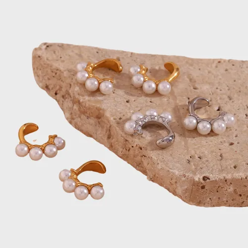 Pearl Clip Earrings