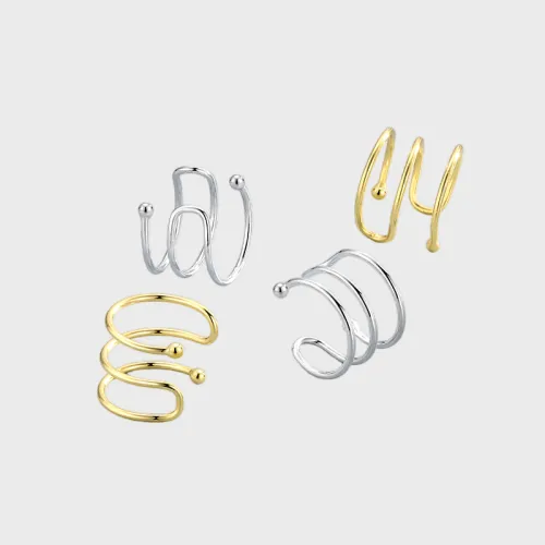 925 Sterling Silver Clip Earrings
