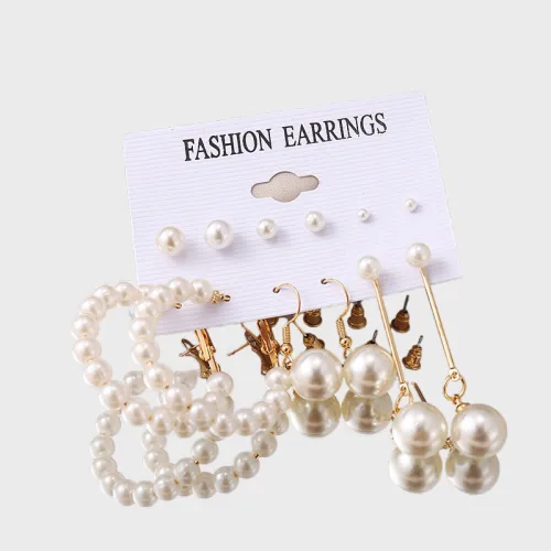 Pearl Earring Sets