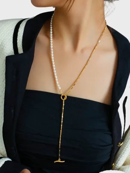 Freshwater Pearl Y Necklaces