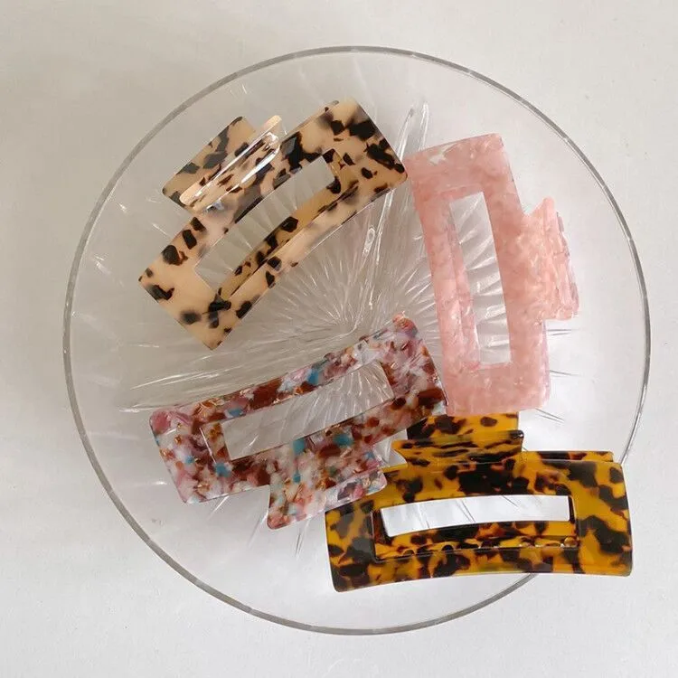Korean Version Leopard Large Temperament Hair Clip display picture 1