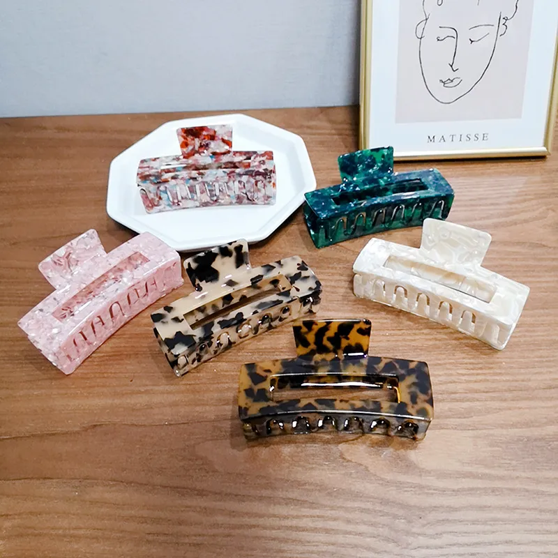 Korean Version Leopard Large Temperament Hair Clip display picture 2