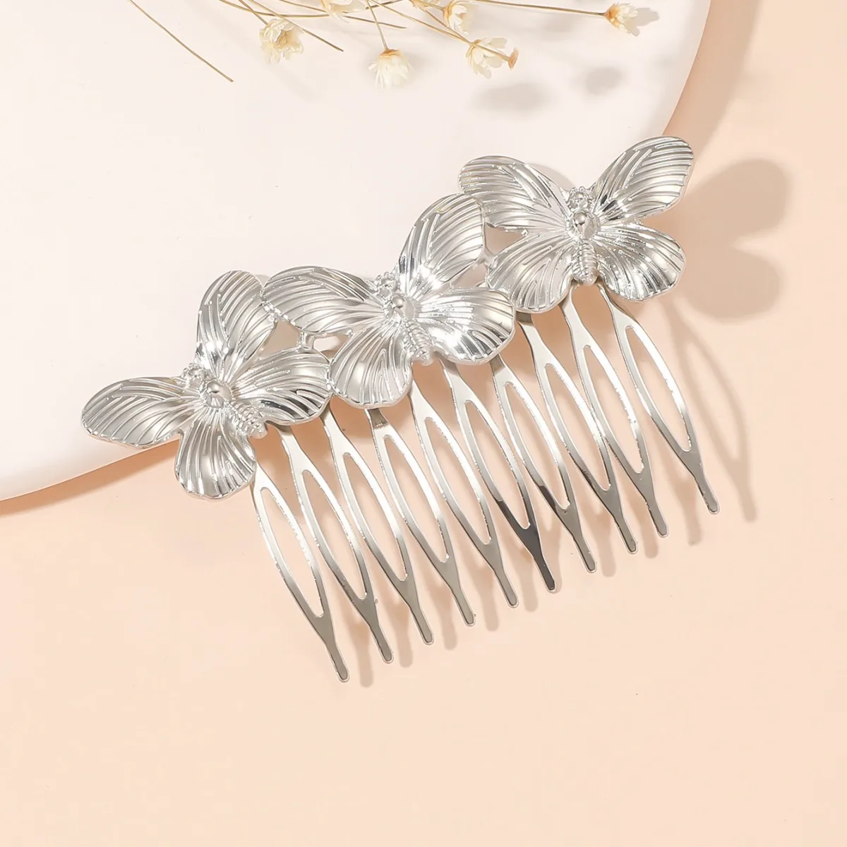 Women's Butterfly Elegant Alloy Insert Comb display picture 7