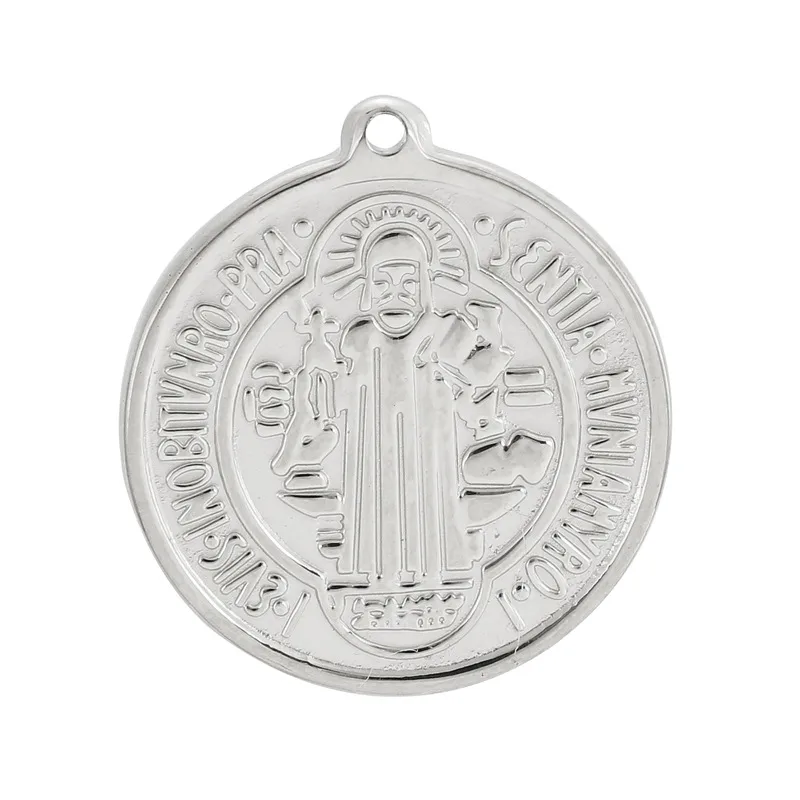 1 Pièce Acier Inoxydable Plaqué Or 18K Humain Exorcist Pendentif display picture 7