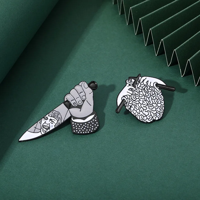 Fashion Cartoon Enamel Brooch Pins Set - Cute Decorative Pins For Clothing, Bags, Unisex & Kids - View #10