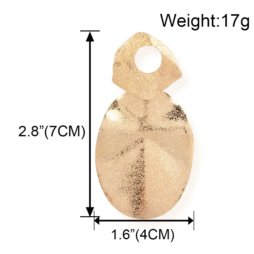 1 Par Irregular Oval Retro Exagerado Metal Labor De Retazos Aretes display picture 1