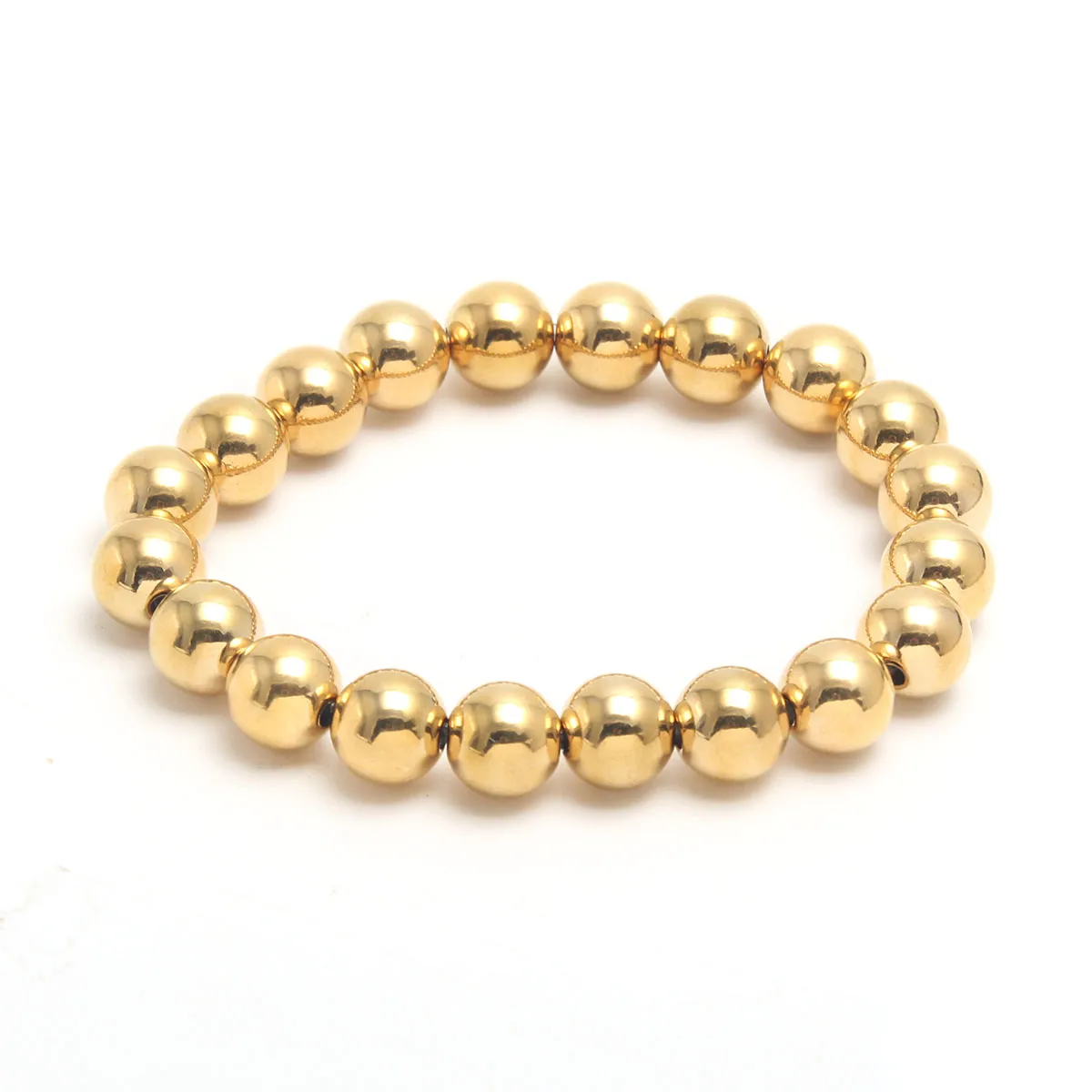 Round Hip-Hop Retro 304 Stainless Steel Bracelets In Bulk display picture 6