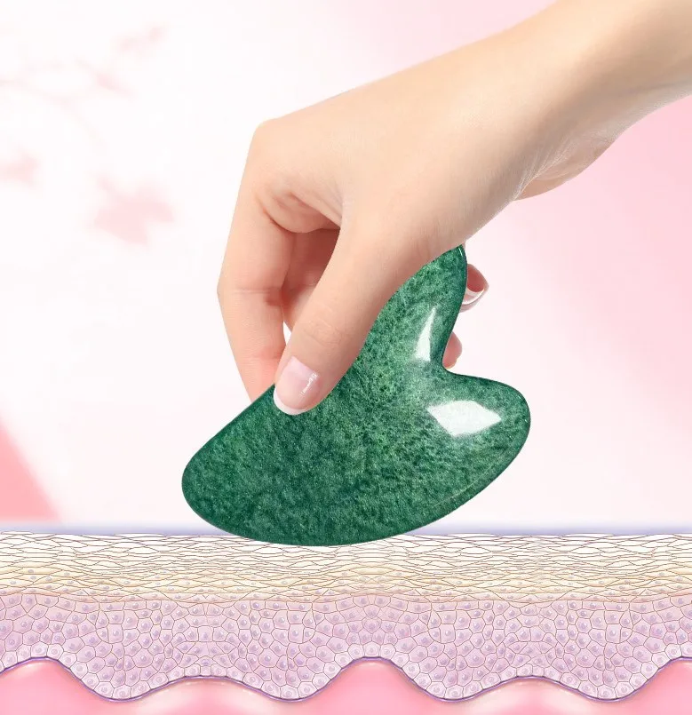 Double Roller Gua Sha Board Set Facial Massage Resin Wax Gua Sha Board display picture 1