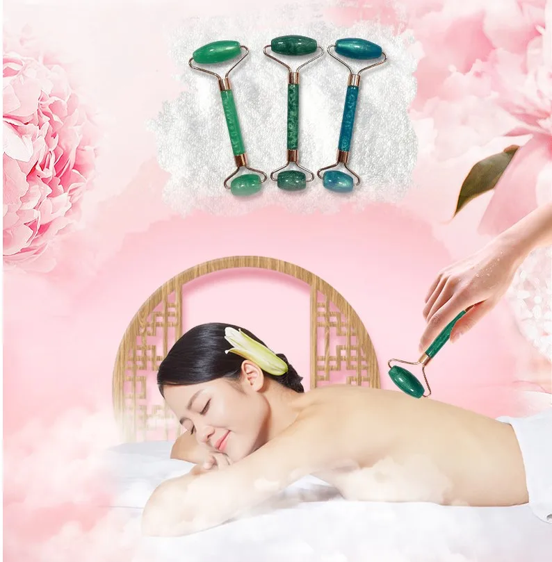 Double Roller Gua Sha Board Set Facial Massage Resin Wax Gua Sha Board display picture 3