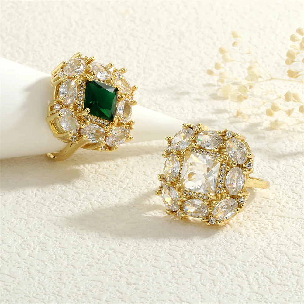 Cuadrado Cobre Embutido Anillos Abiertos display picture 7