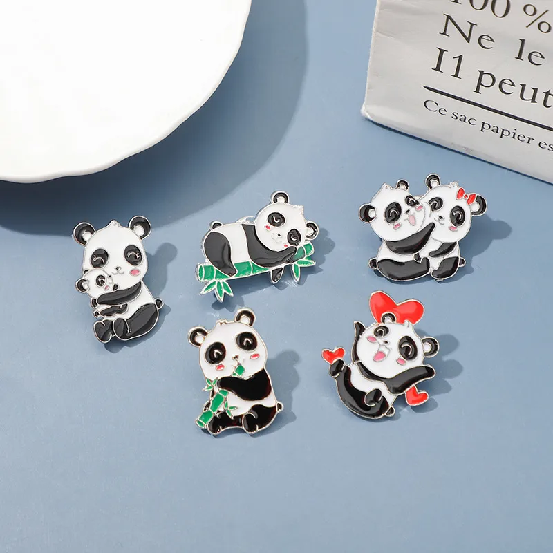 Rabbit Animal Panda Accessories Cartoon Style Cute Cowboy Style Badge Brooches Collar Pin Alloy Office Outdoor Daily Button Pin display picture 32
