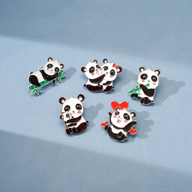 Rabbit Animal Panda Accessories Cartoon Style Cute Cowboy Style Badge Brooches Collar Pin Alloy Office Outdoor Daily Button Pin display picture 38