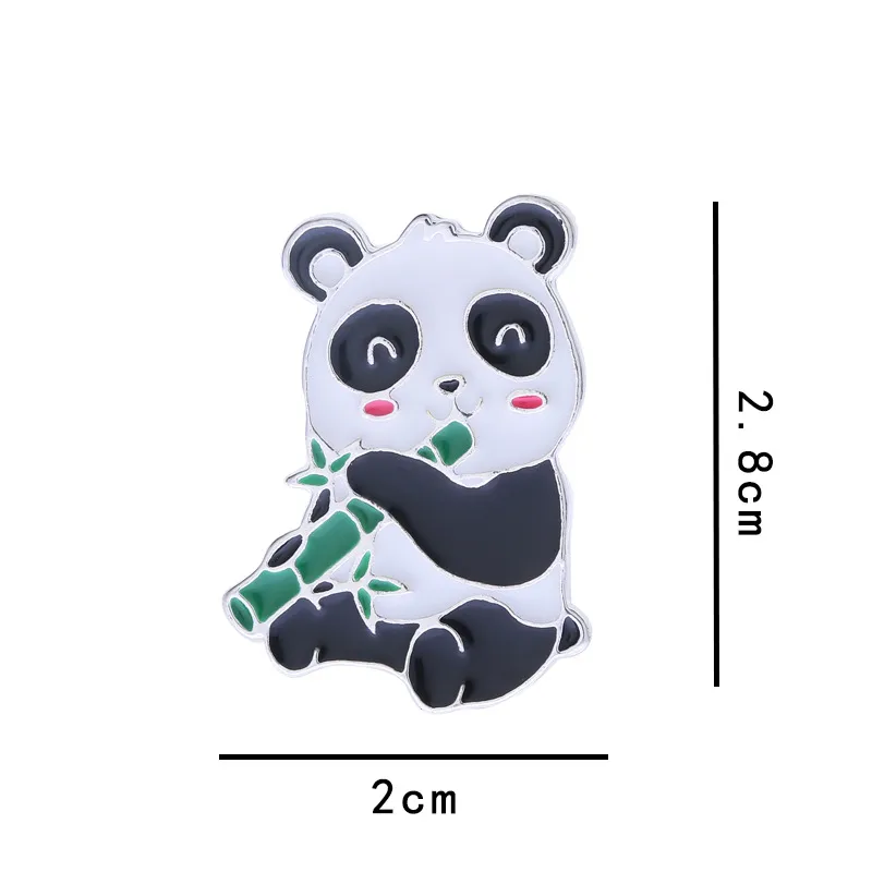 Rabbit Animal Panda Accessories Cartoon Style Cute Cowboy Style Badge Brooches Collar Pin Alloy Office Outdoor Daily Button Pin display picture 3