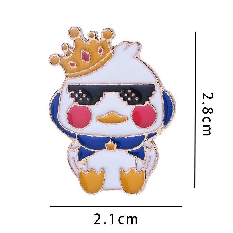 Rabbit Animal Panda Accessories Cartoon Style Cute Cowboy Style Badge Brooches Collar Pin Alloy Office Outdoor Daily Button Pin display picture 20