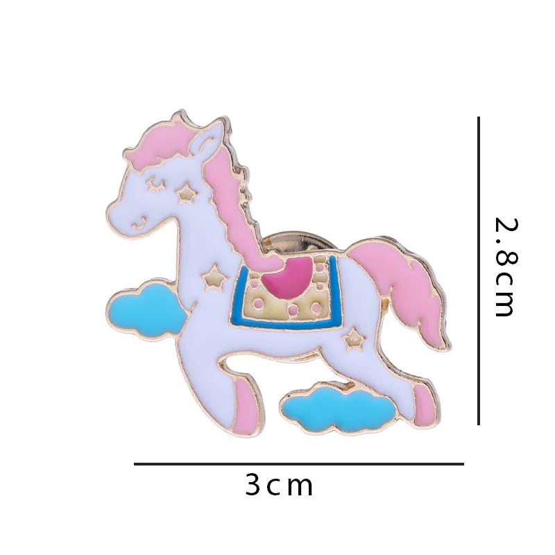 Rabbit Animal Panda Accessories Cartoon Style Cute Cowboy Style Badge Brooches Collar Pin Alloy Office Outdoor Daily Button Pin display picture 13