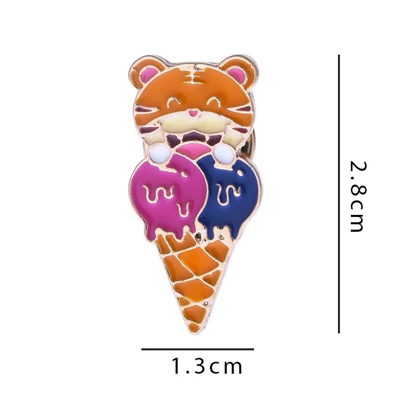 Rabbit Animal Panda Accessories Cartoon Style Cute Cowboy Style Badge Brooches Collar Pin Alloy Office Outdoor Daily Button Pin display picture 25