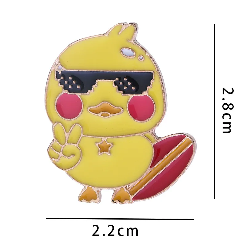 Lapin Animal Panda Accessoires Style De Bande Dessinée Mignon Style Cow-boy Badge Broches Broche De Collier Alliage Bureau Extérieur Du Quotidien Goupille De Bouton display picture 26