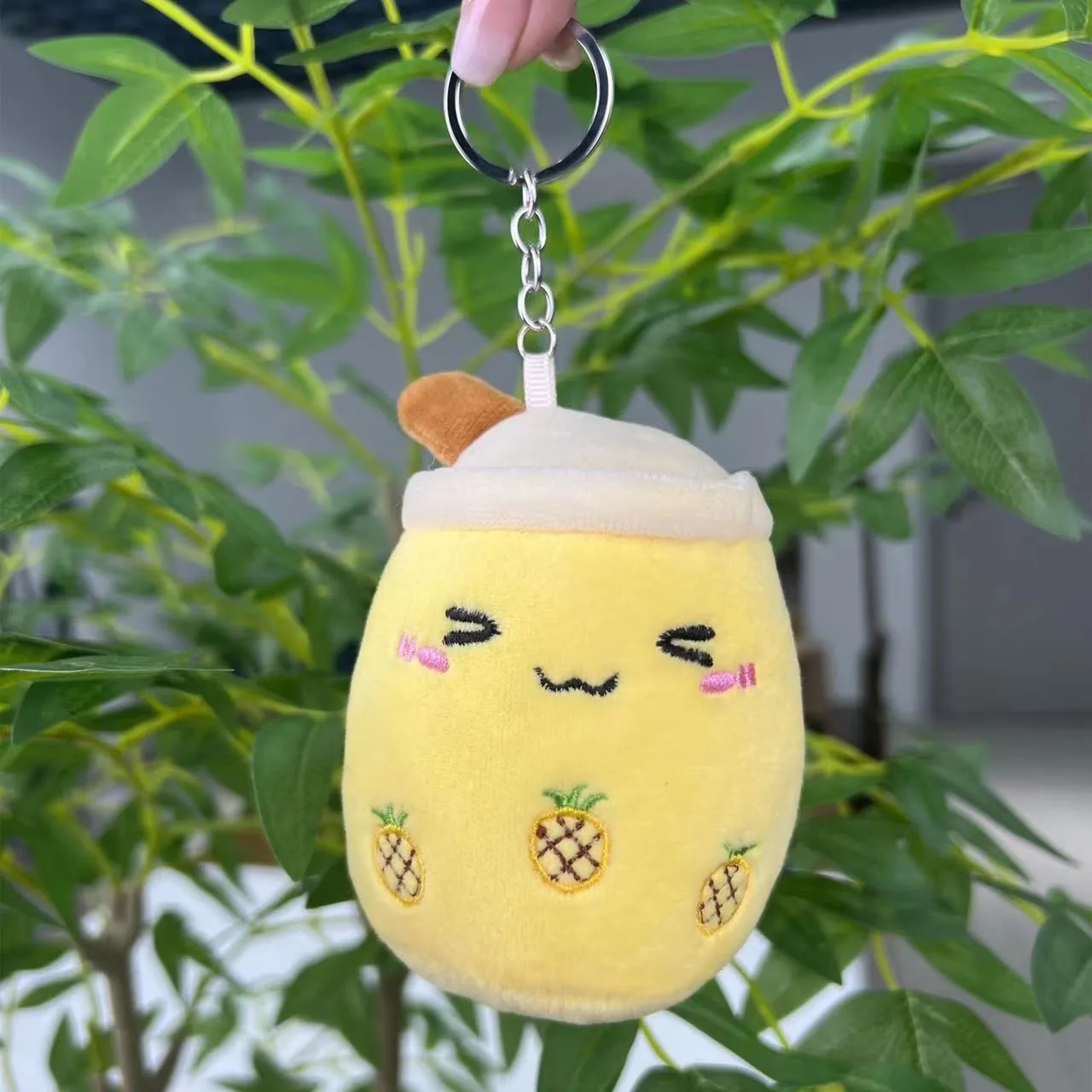 Leche Taza De Té Muñeca Linda Pequeña Colgante Simulación Leche Tienda De Té Regalo Grab Máquina Muñeca De Peluche Muñeca De Juguete Regalo De La Muñeca display picture 7