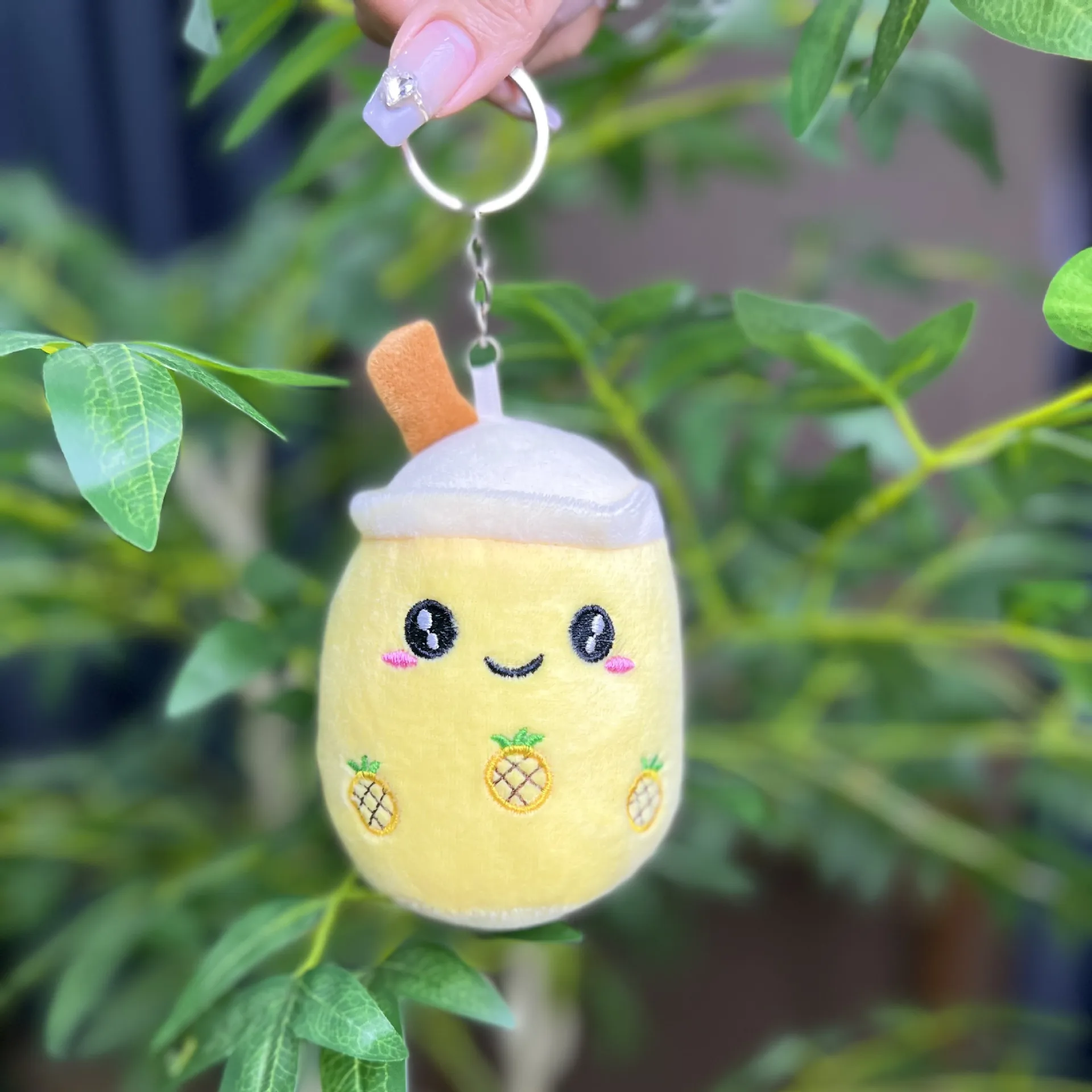 Tasse De Thé Au Lait Poupée Mignonne Petit Pendentif Simulation Lait Thé Boutique Cadeau Grab Machine Poupée En Peluche Jouet Poupée Cadeau display picture 10