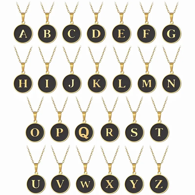 Letter Elegant Lady Alloy Pendant Necklace Wholesale display picture 3