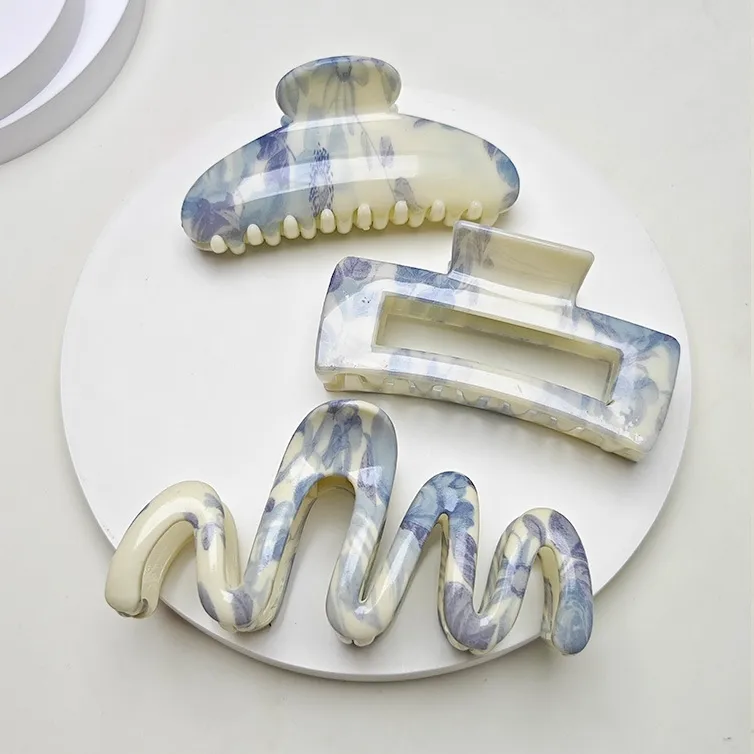 Wholesale Women's Basic Lady Artistic Water Ripples Plastic Water ...