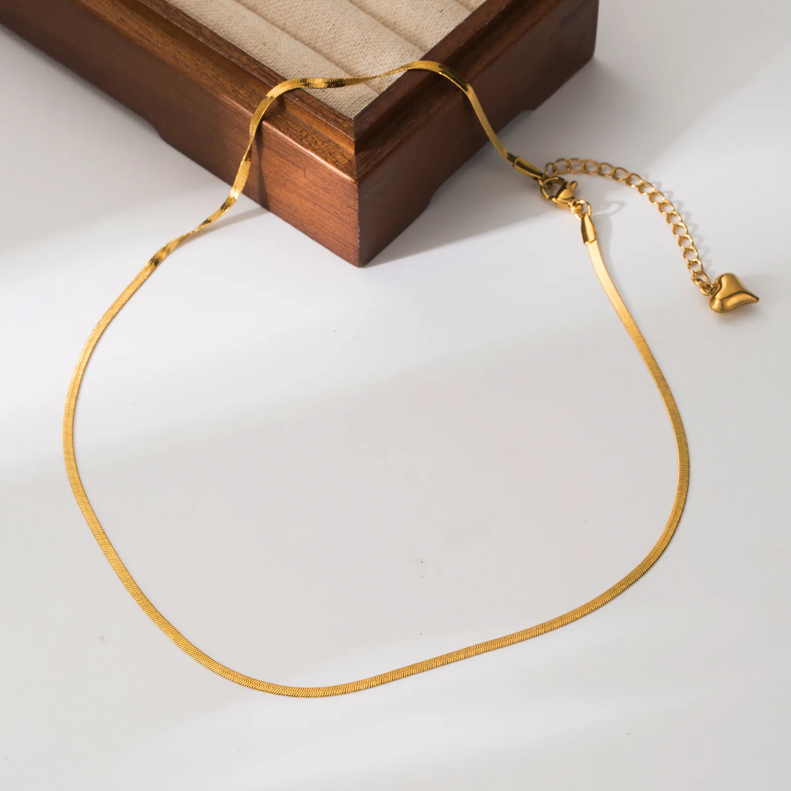 Collar De Moda De Acero Titanio display picture 1
