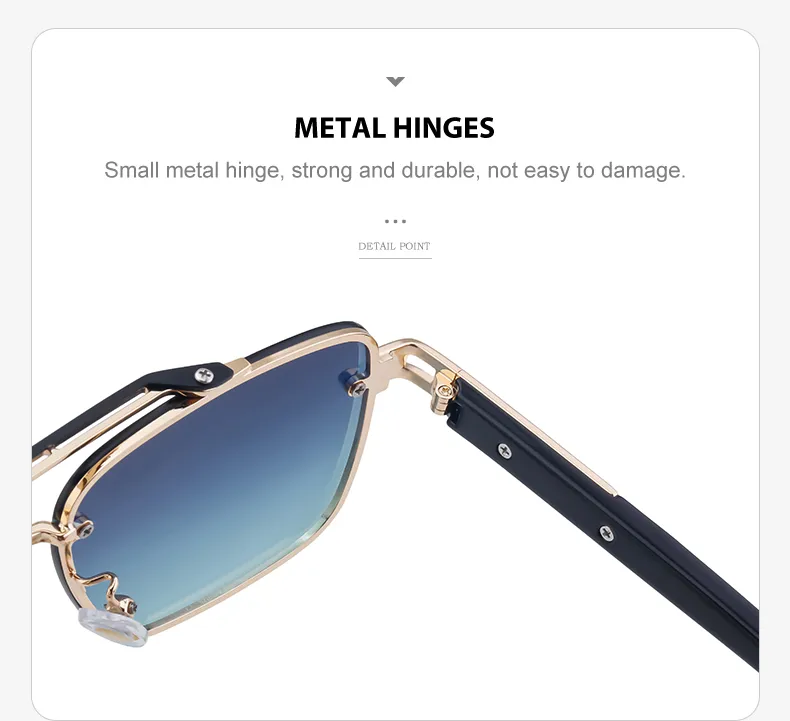 Retro Ropa De Calle Bloque De Color Ordenador Personal Cuadrado Fotograma Completo Gafas De Sol Hombre display picture 11