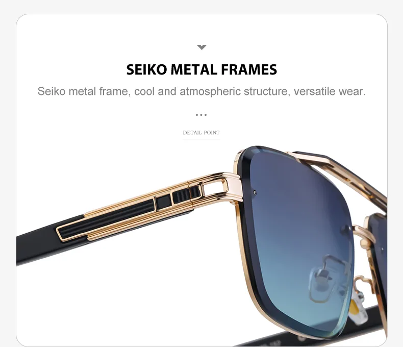 Retro Streetwear Color Block Pc Square Full Frame Men's Sunglasses display picture 10