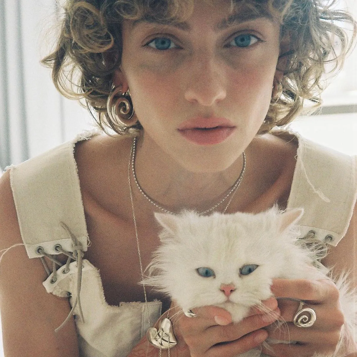 1 Par Círculo Espiral Estilo IG Acero Inoxidable 304 Chapados en oro de 18k Aretes display picture 4