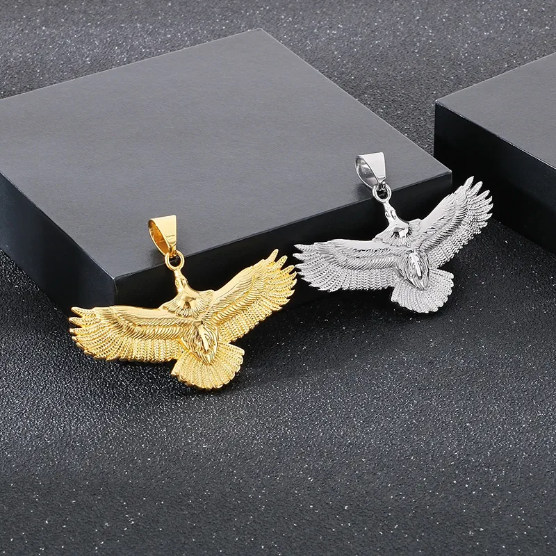 1 Pièce Acier Inoxydable 304 Aigle Pendentif display picture 7