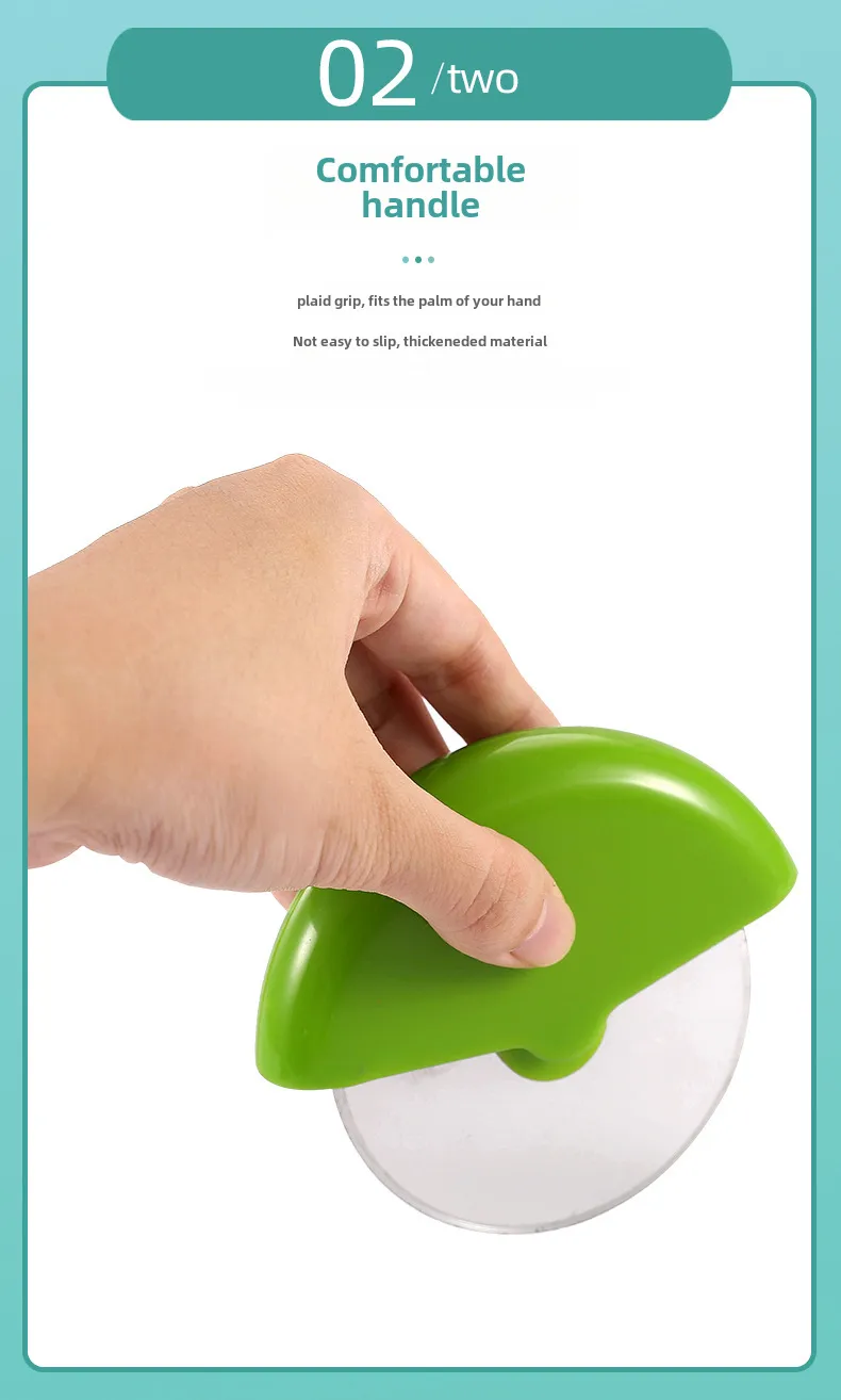 Stainless Steel Pizza Cutter Round Roller Cutter Baking Tools Kitchen Modern Minimalist display picture 5