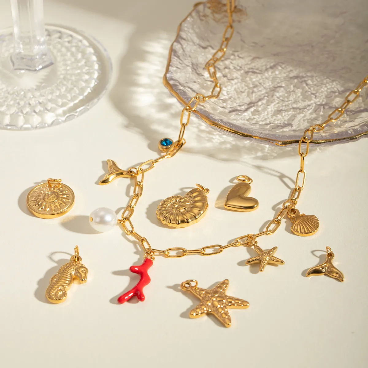Acier Inoxydable 304 Lettre Fruit Pendentif display picture 1