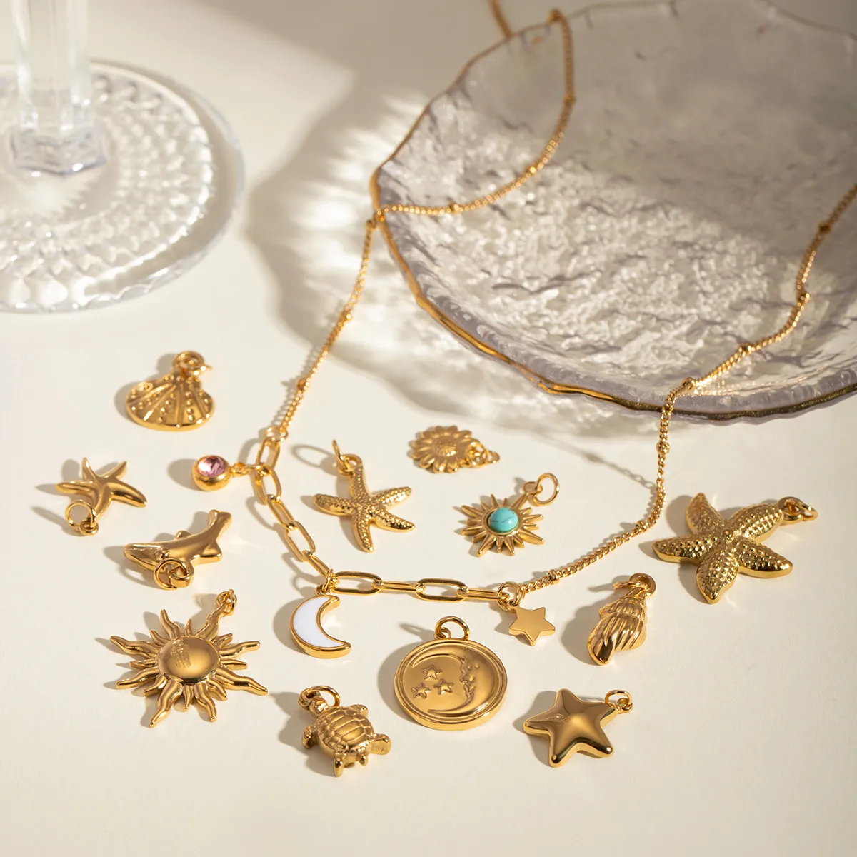Acier Inoxydable 304 Lettre Fruit Pendentif display picture 2