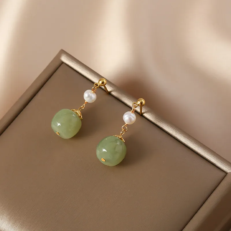 Pendientes Piedras Naturales