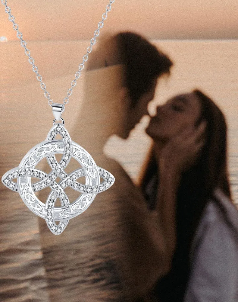 Kaman Its    Hot Celtic Wedding Necklace Fashion Personality Clavicle Chain display picture 1