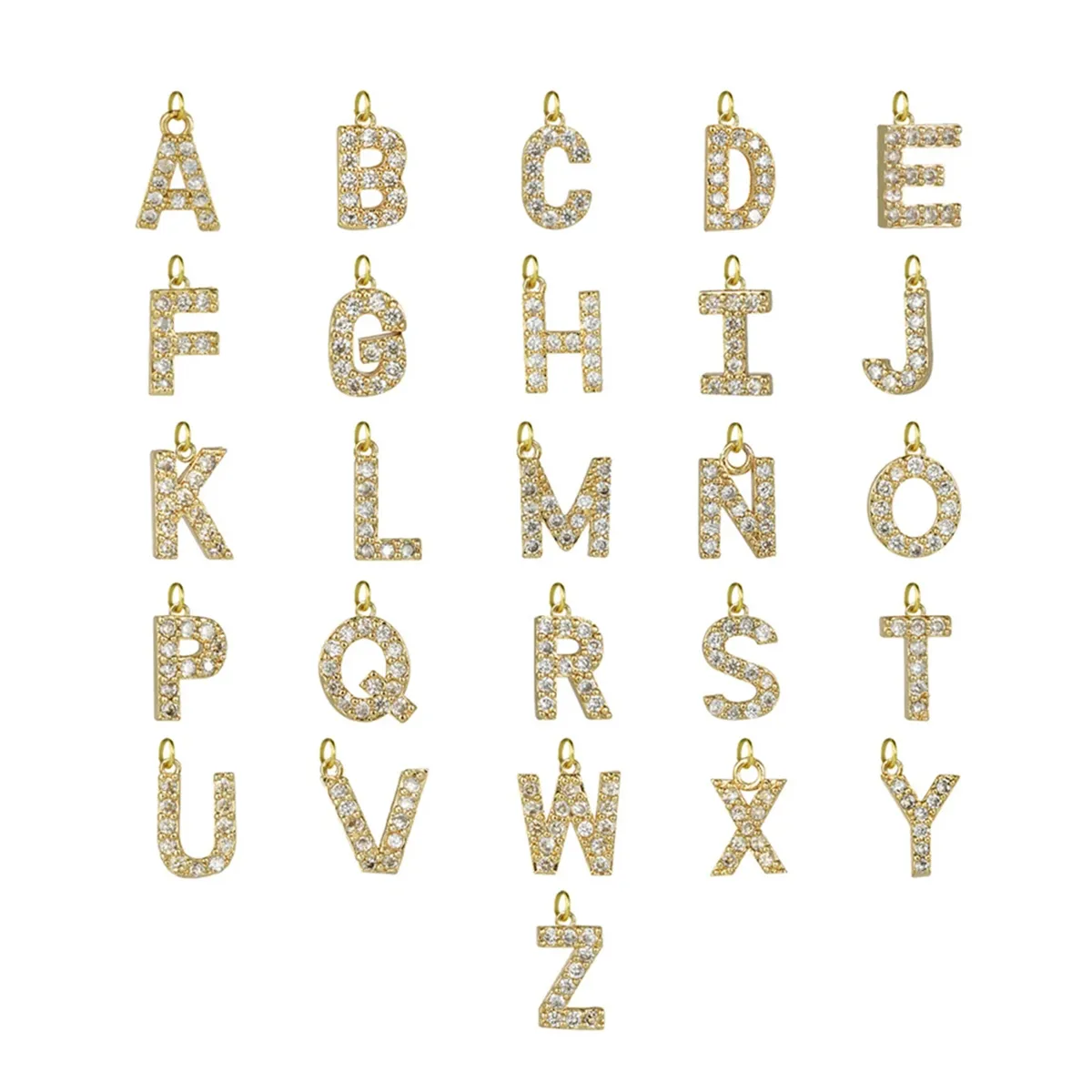 Letter Rectangle Elegant Simple Style Classic Style Zircon 201 Stainless Steel Artificial Crystal Copper Bracelets Wholesale display picture 5