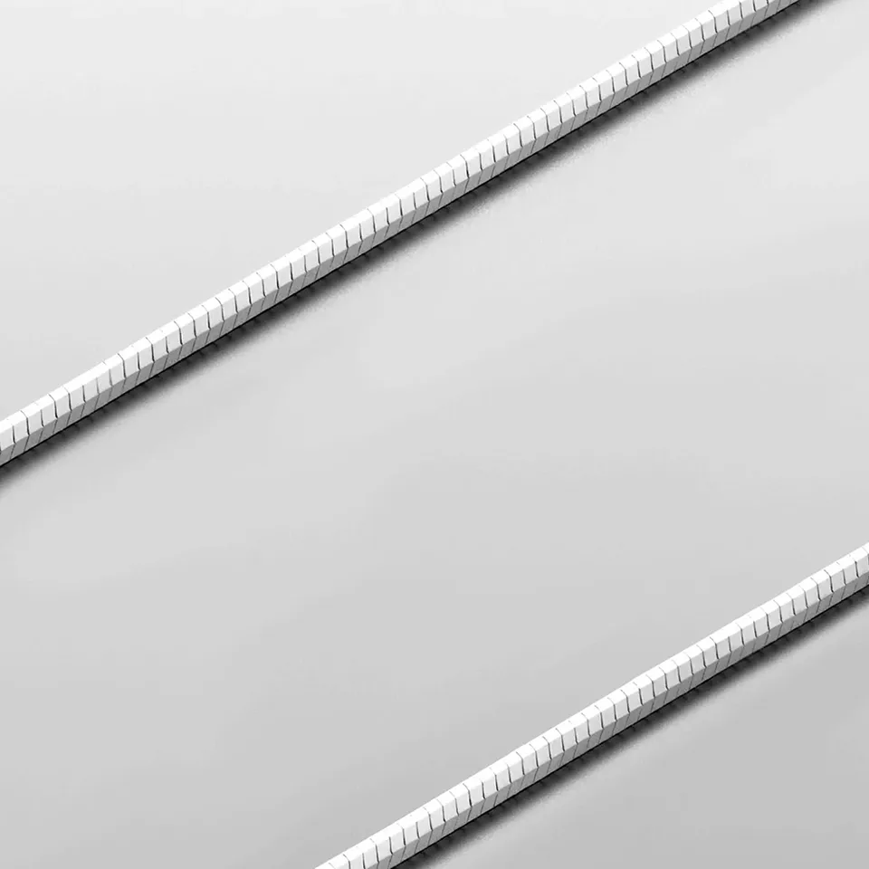 Solid Color Hip-Hop Rock Simple Style 18K Gold Plated White Gold Plated 304 Stainless Steel Necklace Wholesale display picture 3