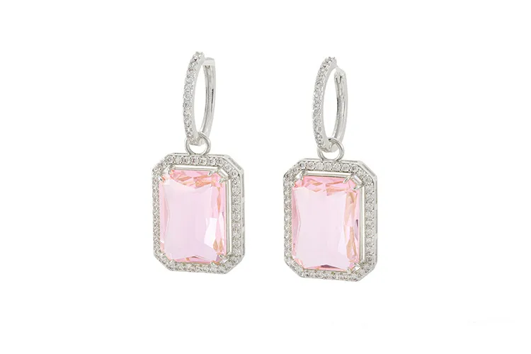 Cuadrado Cobre Enchapado Conjunto De Joyas display picture 10