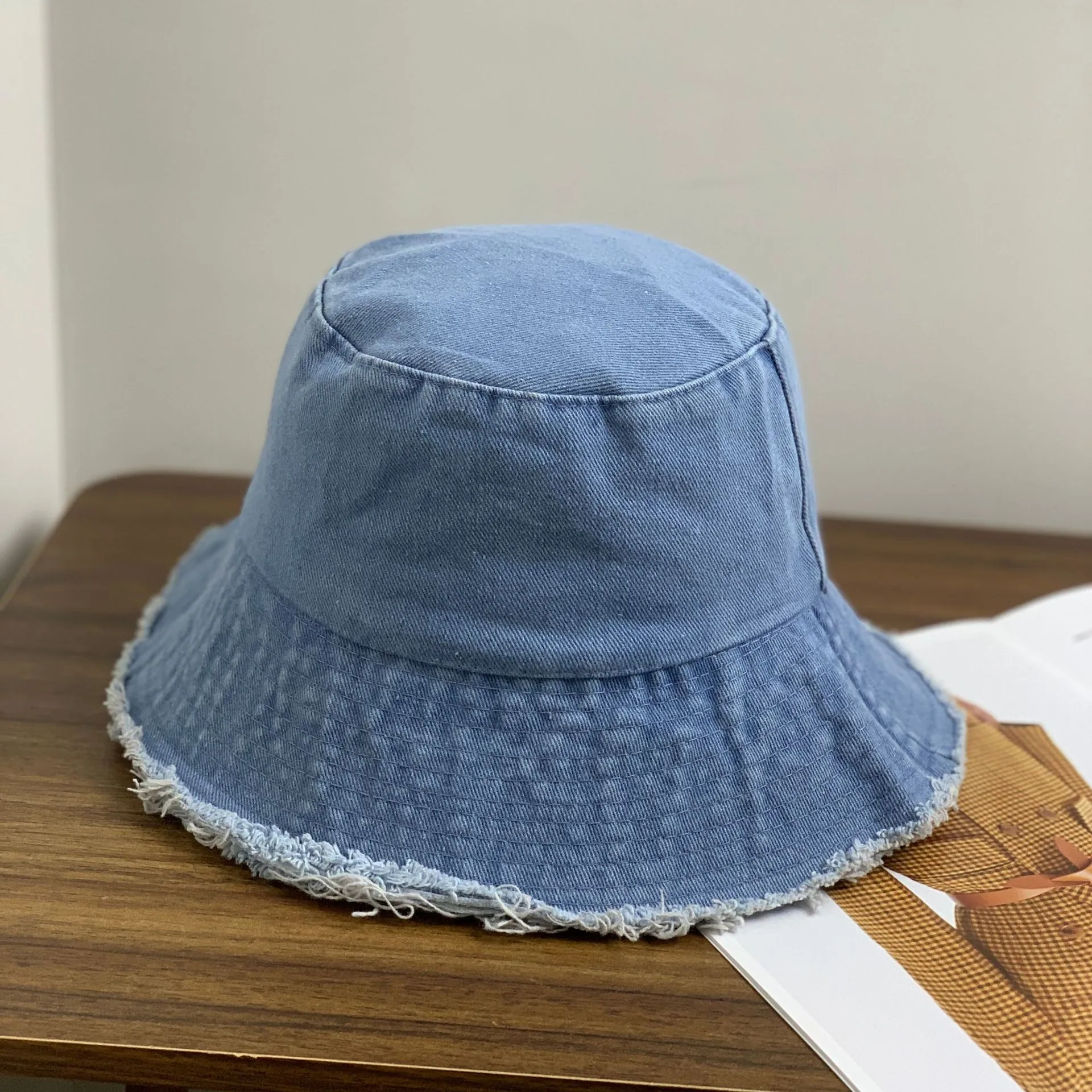 Sombrero De Lavabo, Sombrero De Vaquero, Sombrero De Pescador Femenino, Sombrero De Protección Solar Coreano, Moda Coreana, Sombrero Para El Sol, Cubierta, Cara De Marca De Moda Que Combina Con Todo, Aspecto Pequeño display picture 2