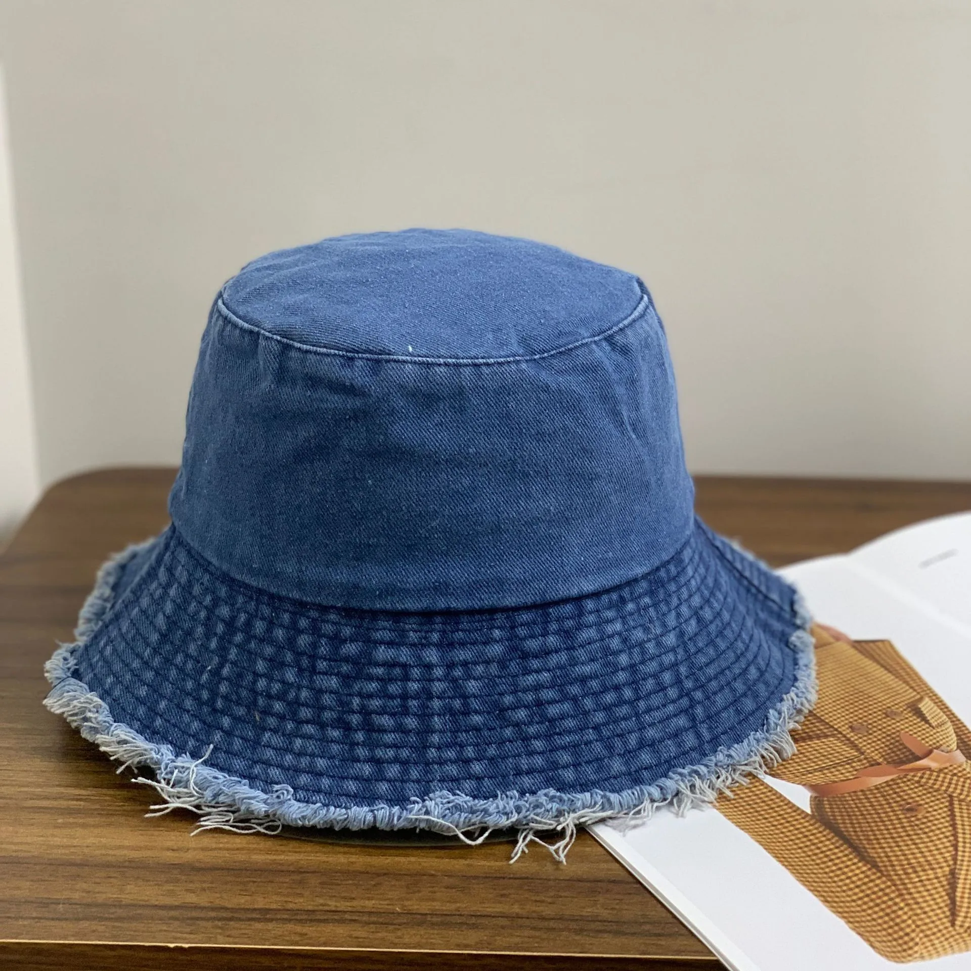 Sombrero De Lavabo, Sombrero De Vaquero, Sombrero De Pescador Femenino, Sombrero De Protección Solar Coreano, Moda Coreana, Sombrero Para El Sol, Cubierta, Cara De Marca De Moda Que Combina Con Todo, Aspecto Pequeño display picture 4