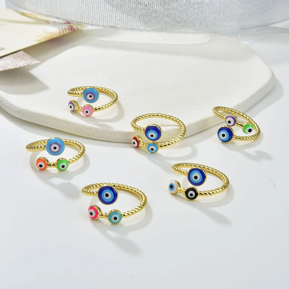Wholesale Hip-Hop Novelty Artistic Copper Round Asymmetrical 18K Gold ...
