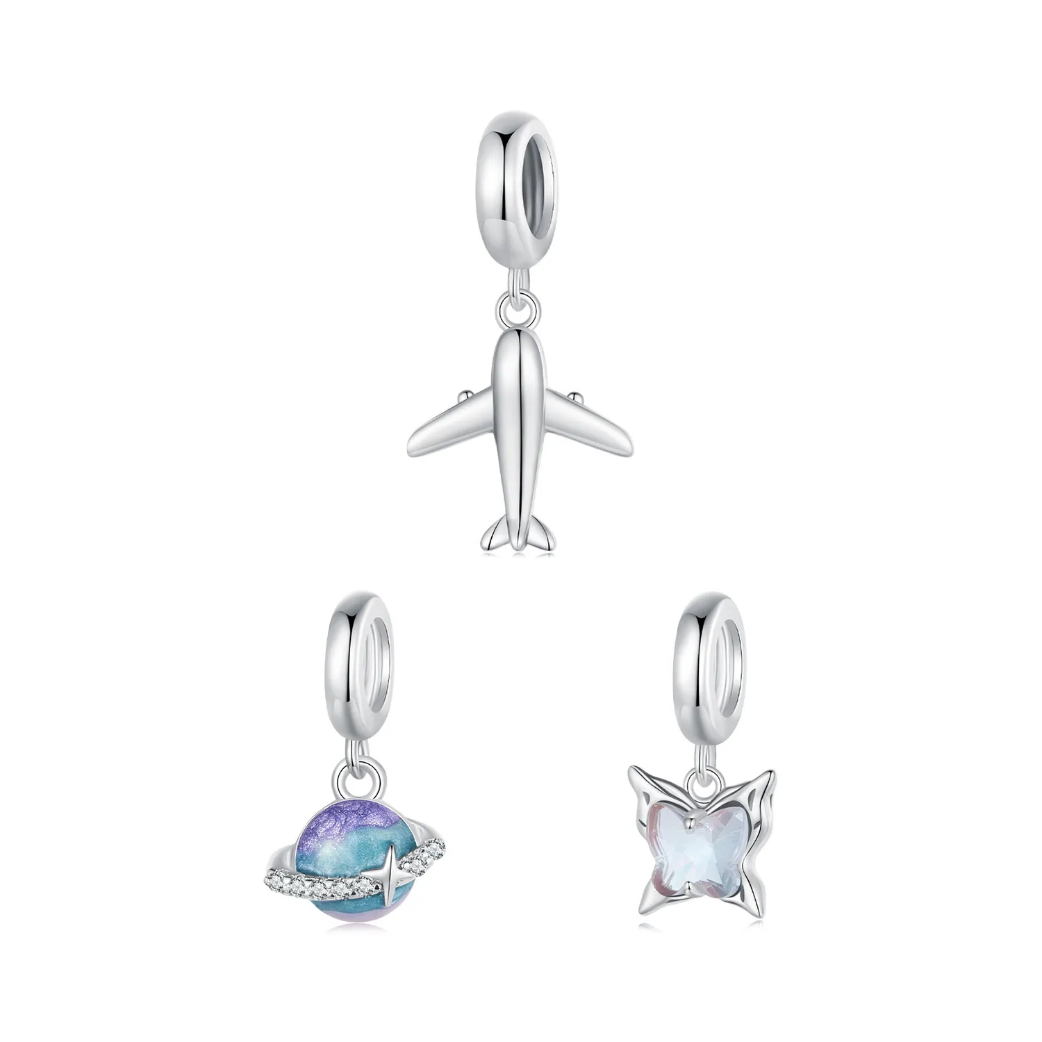 21*11mm 925 Sterling Silver Pendant Beads display picture 7