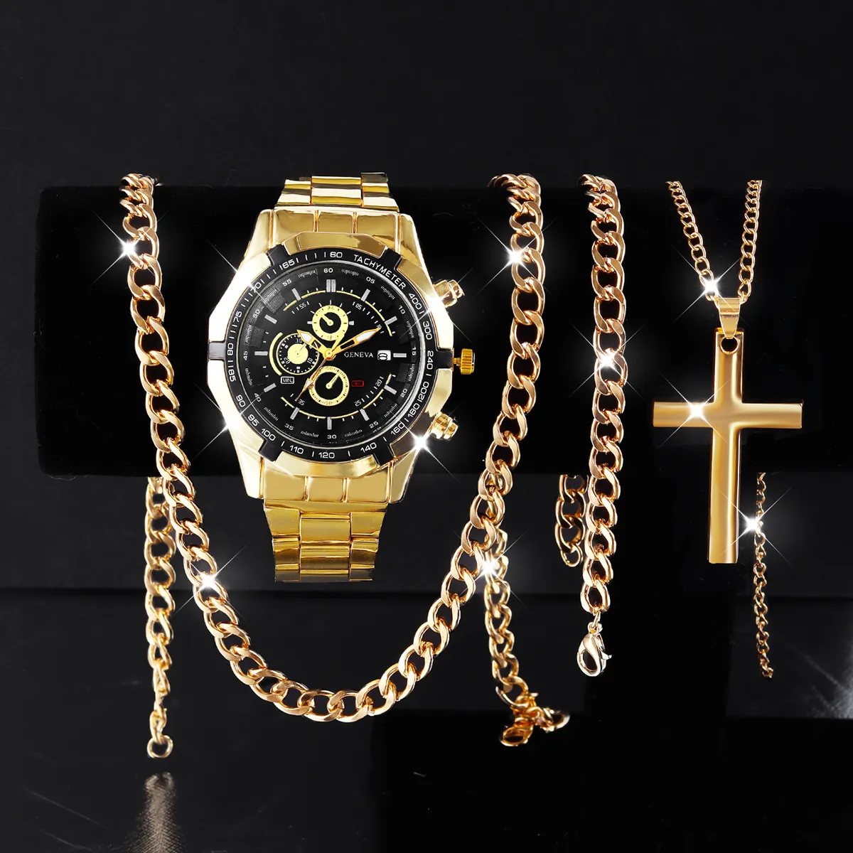 Cruzar Estilo Moderno Estilo Clásico Hombres Reloj Pulsera display picture 2