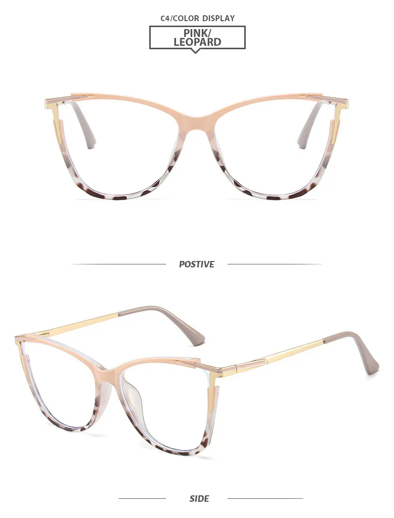 Oeil De Chat De Base Bloc De Couleur Pc Plein Cadre Optique Lunettes display picture 11