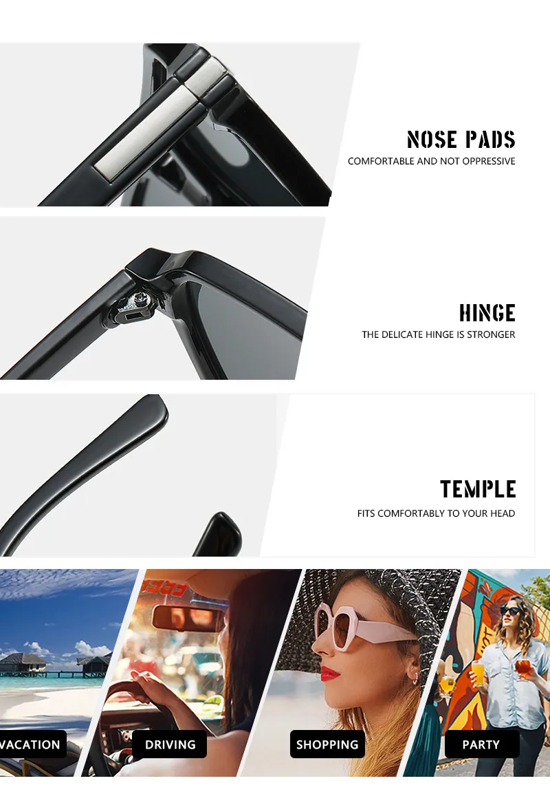 Cat Eye Basic Color Block Pc Full Frame Optical Glasses display picture 18