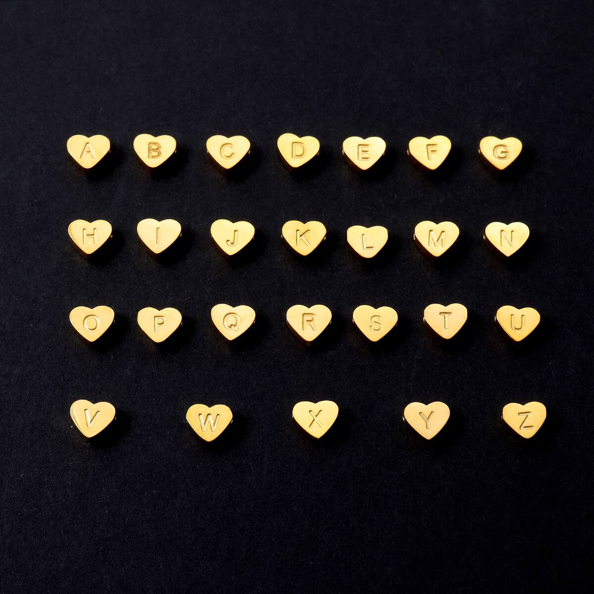 Letra Forma De Corazón Flor Elegante Estilo Simple Estilo Clásico Acero Inoxidable 304 Perla Artificial Pulsera Venta Al Por Mayor display picture 5