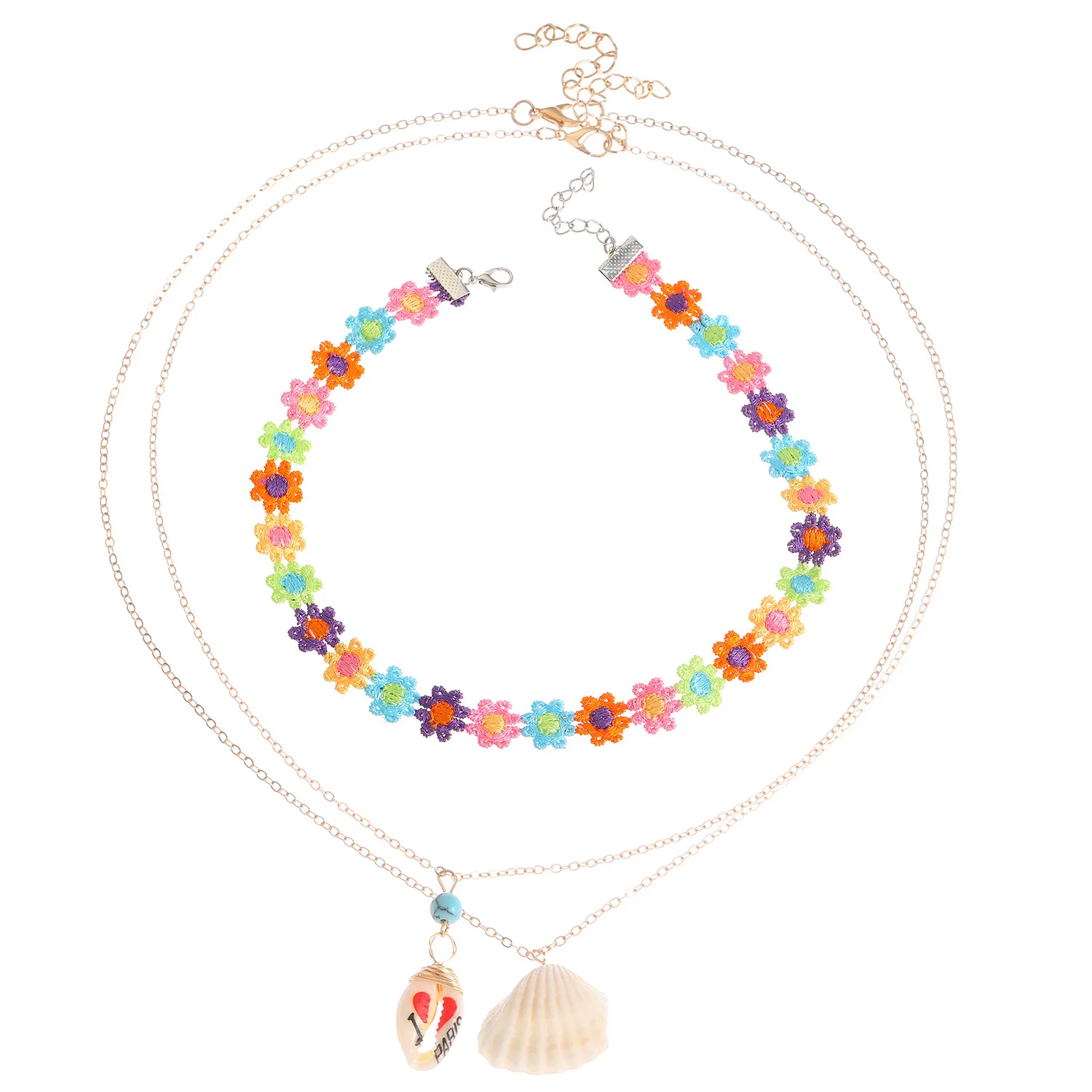 Marine Style 304 Stainless Steel Alloy Shell Starfish Conch Women's Jewelry Set display picture 37